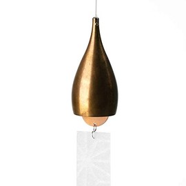 Nousaku Wind Chime - Shizuku - Gold Tea 101384