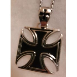 CHMO Iron Cross Black Necklace