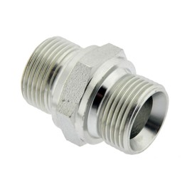 Hydraulic Double Nipple G 1/2 Inch G 3/8 Inch Material: Galvanised Steel