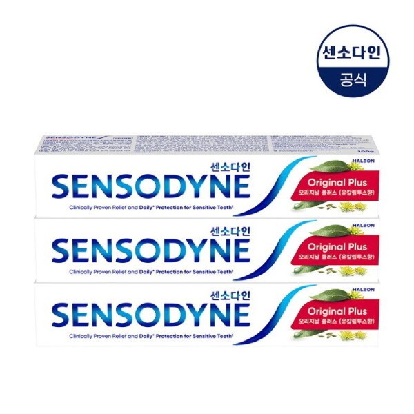 Sensodyne Original Plus Sensitive Toothpaste 100g x 3 / 센소다인