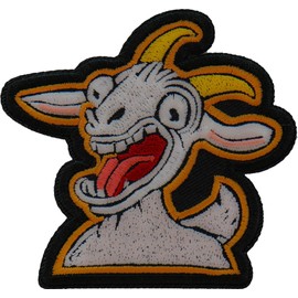 Awesome Goat Iron on Patch (P7362)