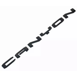 GMC 1PC Gloss Black Rear Tailgate Canyon Emblems Badge 2023-2025 GMC Canyon AT4X