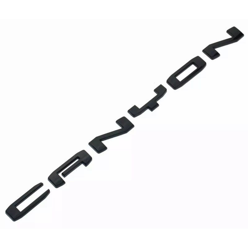 GMC 1PC Gloss Black Rear Tailgate Canyon Emblems Badge 2023-2025