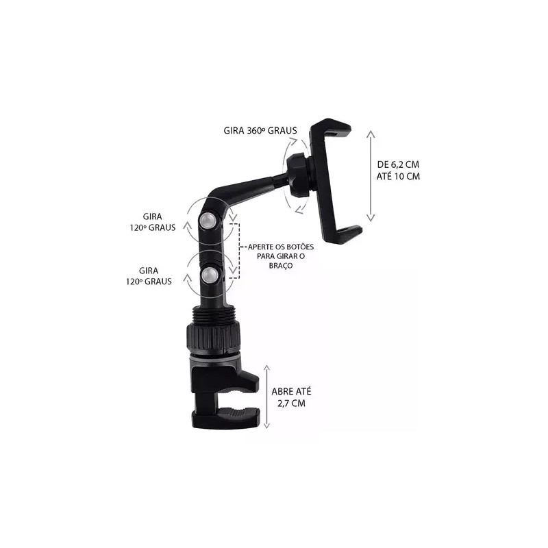 Taej 85 9 Soportes Multifuncion Base Para Celular Auto Retrovisor