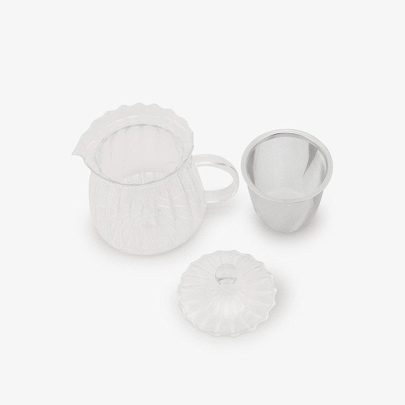 Afternoon Tea Living HD94 Ruffled Teapot, Clear