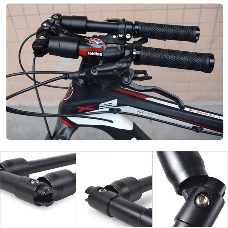 ThinkTop 660 mm Bike Folding Handlebars Aluminum Alloy Foldable Bike