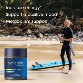ProHealth NAD+ Pro (15 Grams) - Boost NAD - Pure Nicotinamide Adenine Dinucleotide Bioavailable Powder Longevity