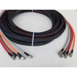 Belden 10 FT 4 Channel Snake Belden 1694A HD-SDI RG-6 Video Cable 4.5 GHZ BNC Male