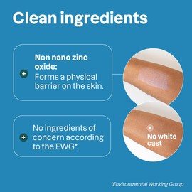 ATTITUDE ATTITUDE Mineral Face Sunscreen Stick for Kids, SPF 30, EWG Verified, Plastic-Free, Broad Spectrum UVA/UVB Protection with Zinc Oxide, Dermatologically Tested, Vegan, Unscented, 0.7 Ounce