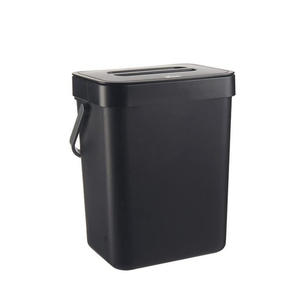 Small Compost Bin for Kitchen, 3L Trash Can for Kitchen, Countertop Bin with Lid for Garbage Composter Kitchen, Indoor Bin for Kitchen, Small Compost Bin for Kitchen