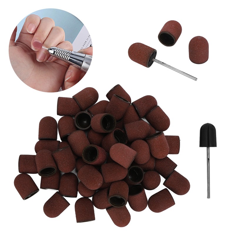 50PCS Nail Drill Bit Sanding Polishing Neat Beautiful Durable Fine