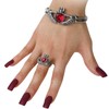 Ro Rox Alchemy England Claddagh by Night Ring Irish Blood