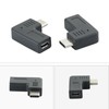90-Degree USB C to Micro USB Adapter (Right Angle, 2-Pack)