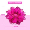 Moonshadow Handmade Capiz Shell Lotus Tea Light Holder, Elegant Blooming