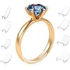 8Pcs Ring Size Adjuster Invisible Ring Size Adjuster for Loose