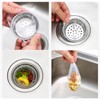 200 Pcs Kitchen Disposable Mesh Sink Strainer Bag Flippable Drain