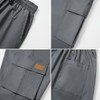 WZIKAI Mens Cargo Pants Casual Joggers Hiking Pants Loose Straight