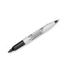 Sharpie Twin Tip Permanent Markers, Fine and Ultra Fine, Black,