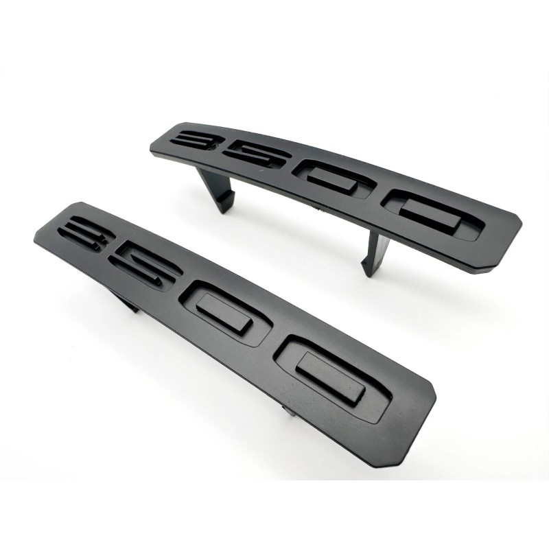Auto Matte Black Front Emblems 2024+ GMC SIERRA 3500HD