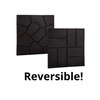 EcoPaver 16 in. x 16 in. Square Cobblestone/Brick Dual-Sided 100%