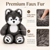 Cudhug Husky Stuffed Animal, Cute Huggable Plush Toy Gift for
