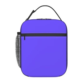 Purple Lunch Box Reusable Lunch Bag for Women Men Adult Portable Insulated Leakproof Cooler Tote Lunchbox for Picnic Travel Camping Outdoor