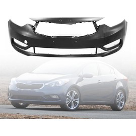 New Front Bumper Cover Primed 86511A7000,KI1000163 Compatible With 2014-2016 Kia Forte EX LX Korea Built Vehicle