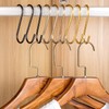 10 Pack Gold S Hooks for Hanging, Stainless Steel S