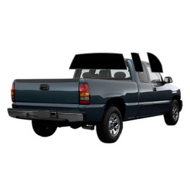 AUTOTEK Precut Windows Tint Film All Sides Cars Sun Blocking Protection Privacy Anti Shatter Glass 2Ply Film 05% Tint Shade kit for GMC Sierra 1500 Extended Cab 1999-2006