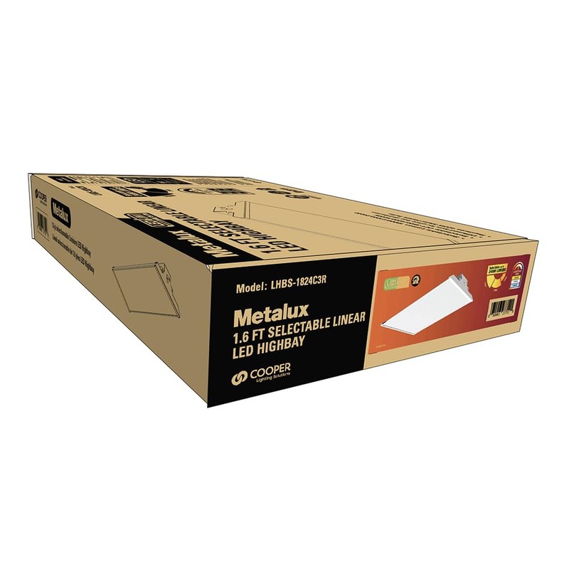 Metalux 1.6 ft. 400-Watt Equivalent LED Linear High Bay with
