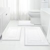 HOMEIDEAS Bathroom Rugs Sets 3 Piece, Super Soft and Absorbent