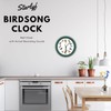 STARLYF Wall Clock Birdsong Clock, Original, With 12 native songbirds,