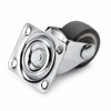 Swivel Furniture Casters with Soft TPR Rubber Wheels – 4-Piece