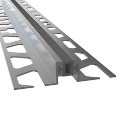 Aluminium Expansion Joints Tile Profile Matt Silver Length 270 cm 10 mm