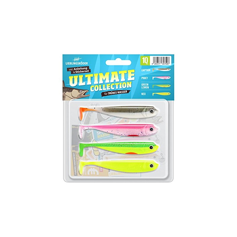 Lieblingsköder Rubber Fishing Bait for Perch Zander Pike 10 cm,