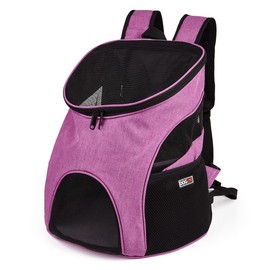 Dogline Front and Backpack for Dogs/Cats - Two Sizes - Airline Approved - Small Pink