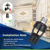 Hortsun 3 Pcs Motion Sensor Light Socket Smart Screw in
