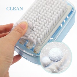 LIFKOME Foaming Soap Box with Soap Dish Multifunctional Soap Box Holder with Roller Brush Soap Tray Soap Saver Case for Travel Bathroom Kitchen Soap Storage Laundry Box