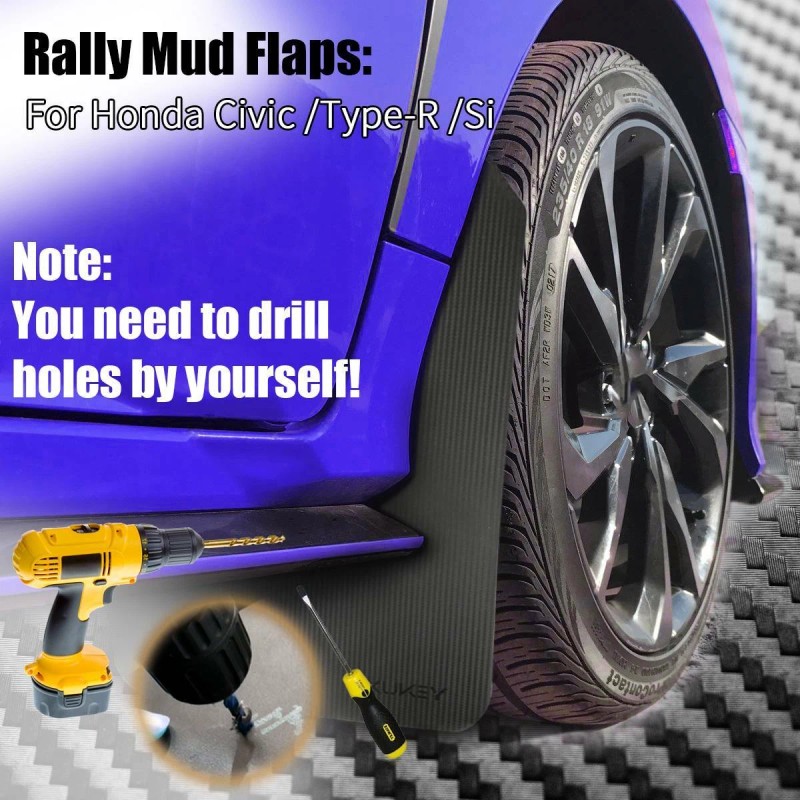 XUKEY 4x Rally Mud Flaps Mudflaps Mudguards Splash Guards For