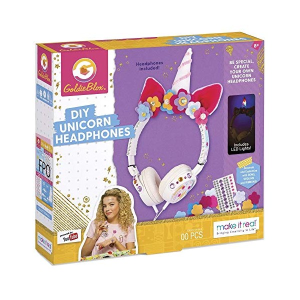 Make It Real, Goldie Blox Unicorn Headphone Kit