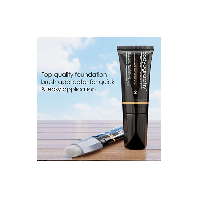 Bodyography Sun Defense Tinted Moisturizer - Nourishes and Defends Skin