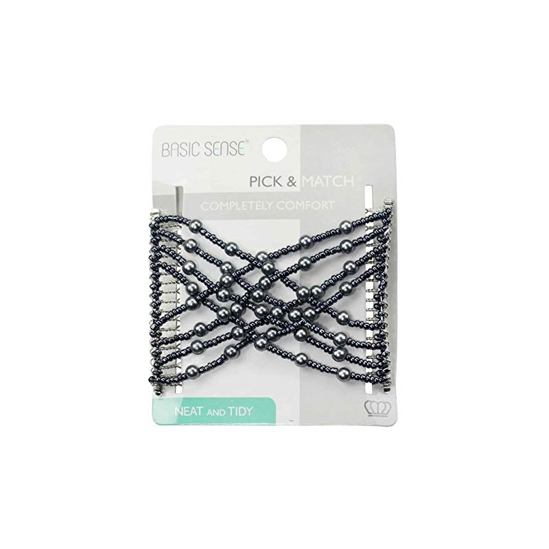 Magic Beads Double Women Stretchy Hair Combs Clips (60 -