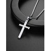 Stainless Steel Cross Necklace for Women, Cross Chain Christian Jewelry