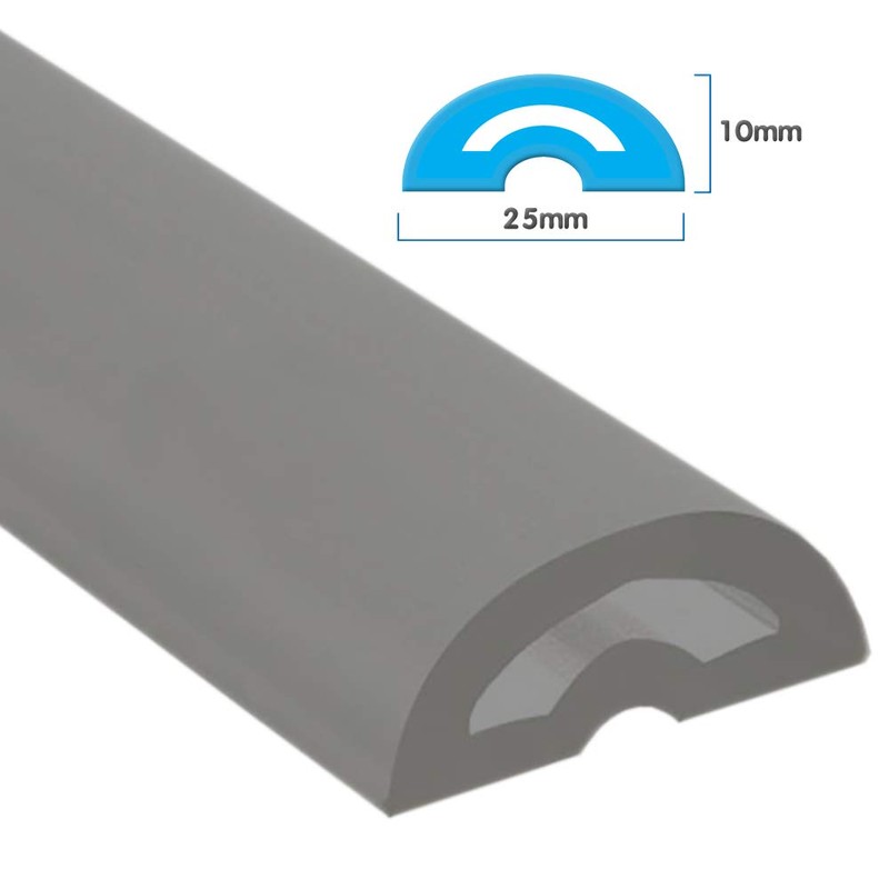 Uniblade Chameleon Shower Wetroom Floor Seal - 1200mm, Grey