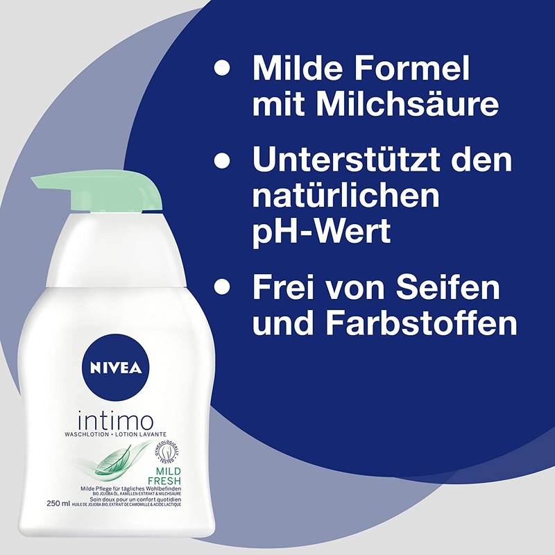 NIVEA Intimo Mild Fresh Intimate Wash Lotion, 1 x 250