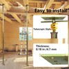 ZANURA 59" - 100" Adjustable House Floor Wall Jack Post