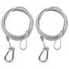 Mad Owl Safety Rope Fixing Device, Stage Light Safety Cable,Transparent
