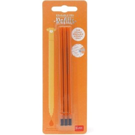 Erasable Gel Pen Refills for Legami Pens Orange - Pack of 3