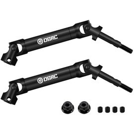OGRC Extreme Heavy Duty CVD U-Joint Steel Driveshaft for Traxxas Slash/Stampede/Hoss/Rustler VXL 4X4 Platinum Ultimate Update Parts 1/10 RC Truck Upgrades Parts Replace #6852 (Rear)