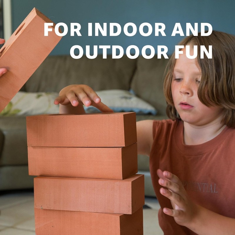 Bluecaps 2-Piece Foam Builder's Brick Set For Kids - Build